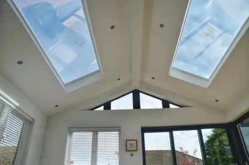 Click Here To Enlarge This Photo Of Contemporary Sun Room Extension & Landscaping