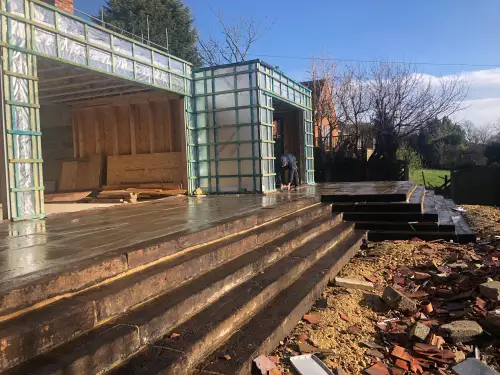 Click Here To Enlarge This Photo Of Cedar Wood Extension