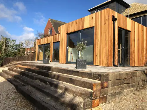 Click Here To Enlarge This Photo Of Cedar Wood Extension