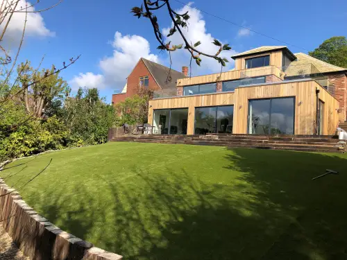 Click Here To Enlarge This Photo Of Cedar Wood Extension