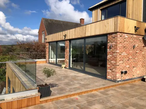 Click Here To Enlarge This Photo Of Cedar Wood Extension